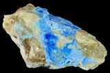 Vibrant Blue, Cyanotrichite Crystal Formation - China #147670-1